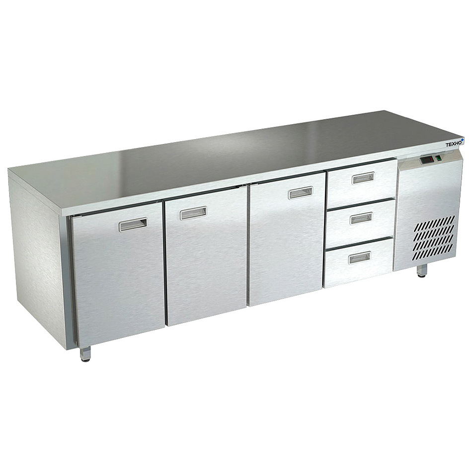 картинка Холодильный стол Техно-ТТ СПБ/О-122/33-2207 3 двери 3 ящика