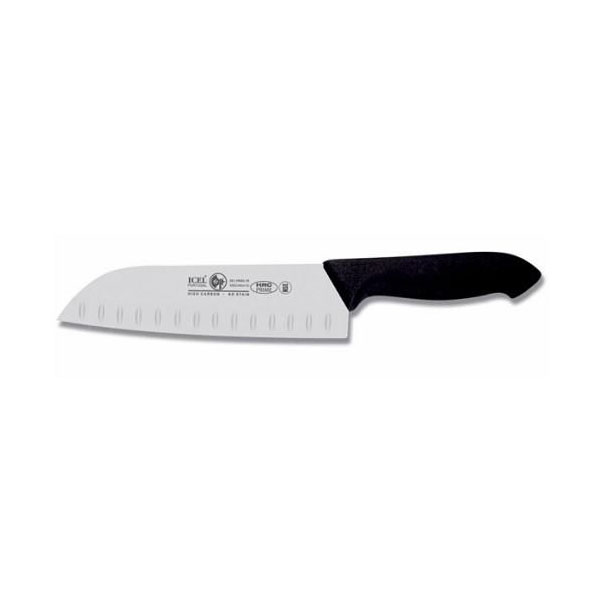 Нож японский ICEL HORECA PRIME 28100.HR85000.180 черный 18см с бороздками