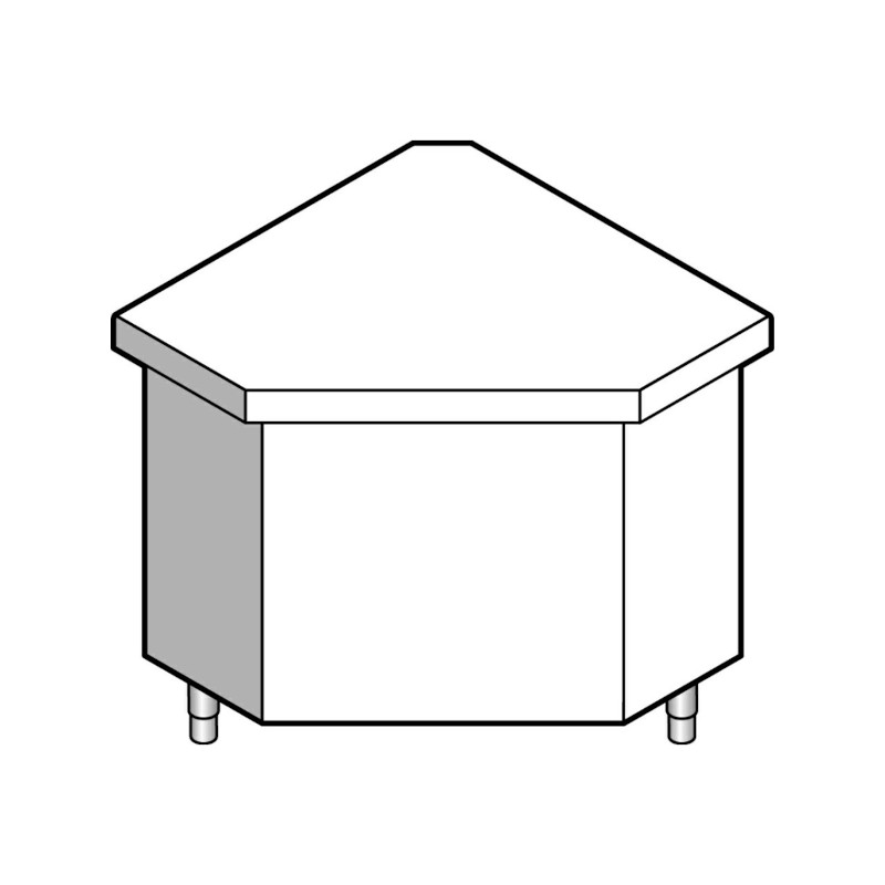 картинка Прилавок нейтральный угловой EMAINOX 8EAE 90 8045064