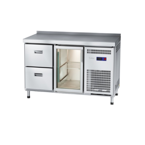картинка Стол холодильный Abat СХН-60-01 (ящики 1/2, дверь-стекло)