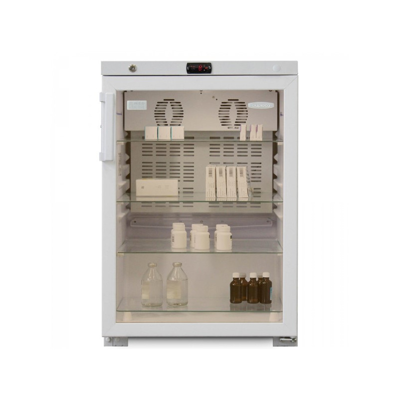 картинка Фармацевтический холодильник Бирюса-150S-G со стеклянной дверью