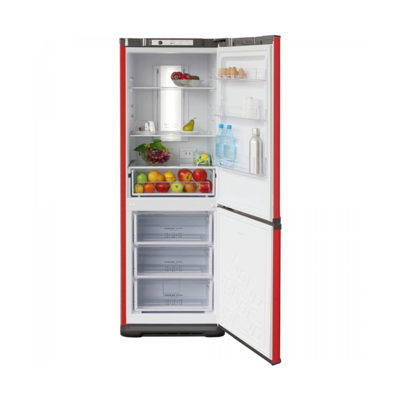 Холодильник-морозильник Бирюса H320NF красный