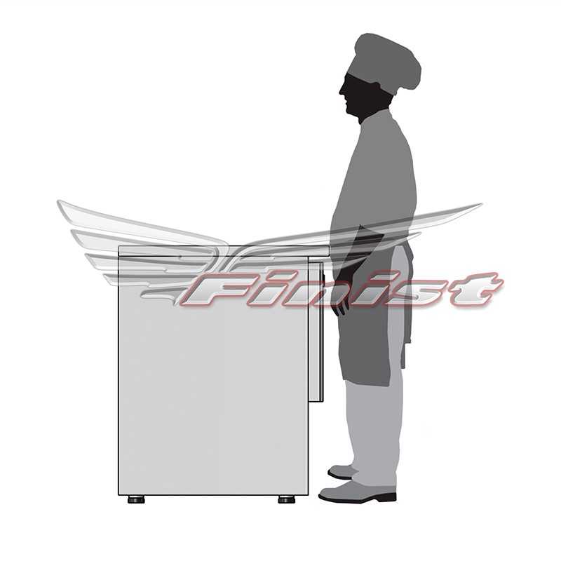 картинка Стол холодильный Finist СХСн-700-1 нижний агрегат 580x700x850 мм