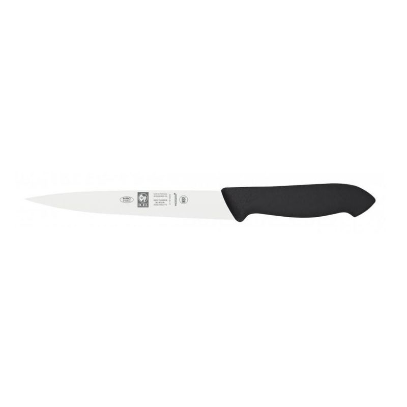 Нож филейный для рыбы ICEL HORECA PRIME 28100.HR08000.180 черный 18см