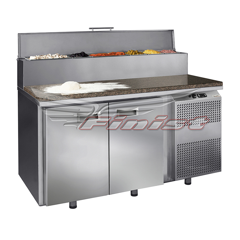 картинка Холодильный стол для пиццы FINIST СХСпцг-800-2 гранит 1400x800x1060