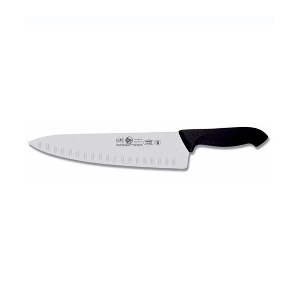 Нож поварской Шеф с бороздками ICEL HORECA PRIME 28100.HR80000.250 черный 25см