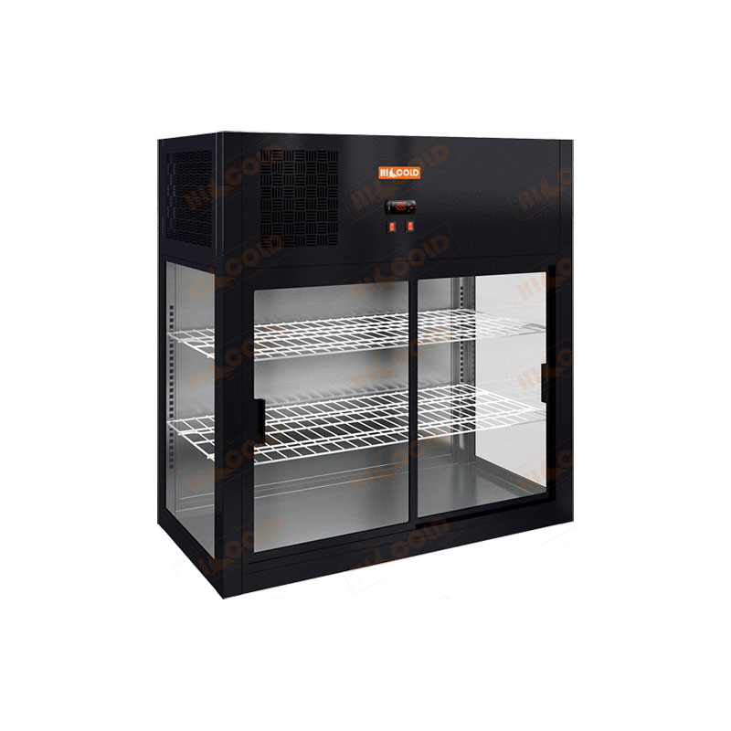 картинка Настольная пристенная холодильная витрина HICOLD VRH 990 Bronze / Beige / Brown / Black