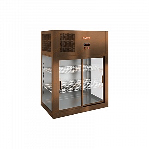 картинка Настольная пристенная холодильная витрина HICOLD VRH 790 Bronze / Beige / Brown / Black
