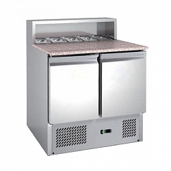картинка Холодильный cтол для пиццы Hurakan HKN-PZLGV2 2 двери