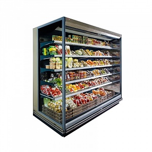 картинка Холодильная горка Ариада Давос BC64.105L-2200F (торец) с выносным агрегатом без боковин